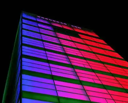 Классная подсветка зданий.:)