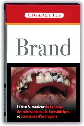 Агитация на сигаретных пачках