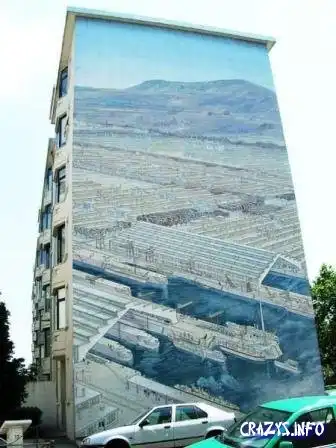 Обалденные рисунки на зданиях