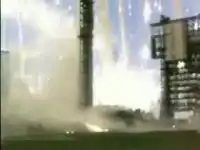 Ракета взорвалась после взлета