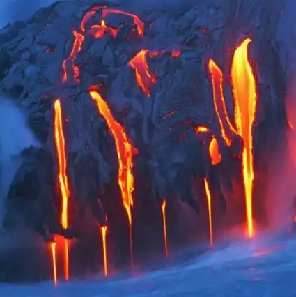 Красивые фотки огня и вулканов