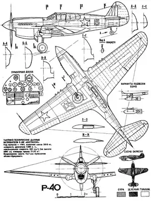 Истребитель Р-40 Kittyhawk