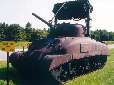 РСЗО на базе среднего танка М4 "Шерман"