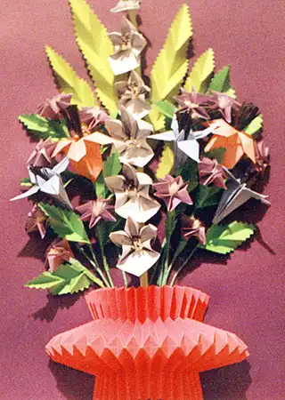 Фотографии с выставки оригами