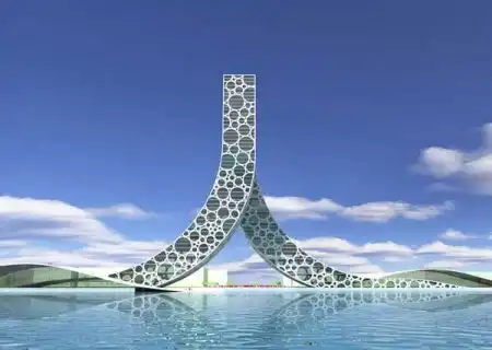 Необычный проект башни в Китае