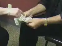 Трюк с разрезанием денег