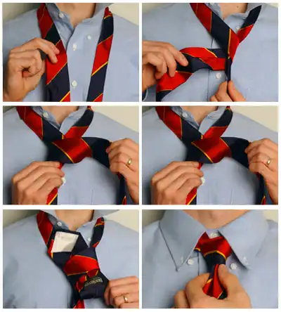Как завязать галстук: наглядные способы.