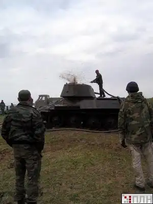 Со дна Селивановского озера поднят Танк Т-34