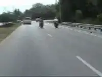 Неудача на мотоцикле