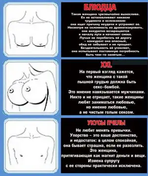 Женская грудь и харрактер