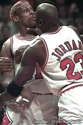 Michael Jordan & Dennis Rodman (много фото)