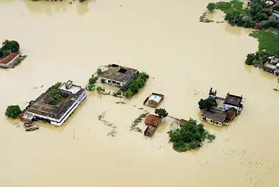 Наводнение в Индии.