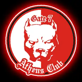 Gate 7 - жестокая группировка, поддерживающя клуб "Олимпиакос"
