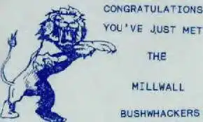 Bushwhackers - группа поддерживающая клуб "Миллуолл"