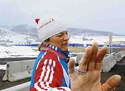Лазутина Лариса Евгеньевна - спортсменка-лыжница многократная чемпионка мира и Олимпийских игр по лыжным гонкам, заслуженный мастер спорта, майор.