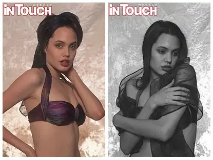16-летняя Джоли позирует в купальных костюмах