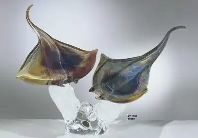 Скульптуры из стекла от Оскара Занетти .
