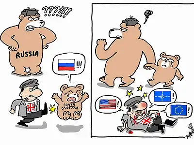 Карикатуры на Саакашвили