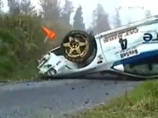 Rally crash #1