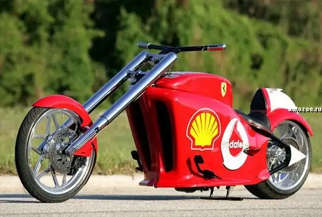 Самодельный мотоцикл Ferrari