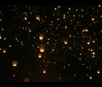 10000 фонариков в небе