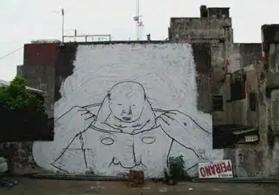 Ожившее граффити