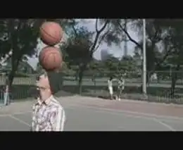 Трюки с баскетбольным мячом