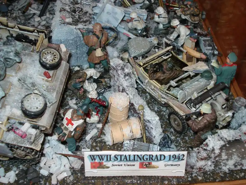 Сталинградская битва в миниатюре