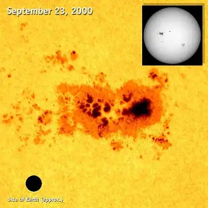Фотографии солнца со спутников