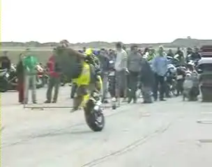 Kawasaki Motor Bike Stunt Riding