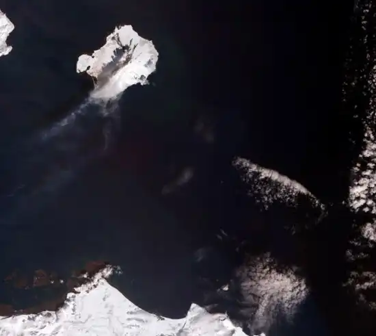 Устрашающая красота. Извержения вулканов,снимки из космоса.
