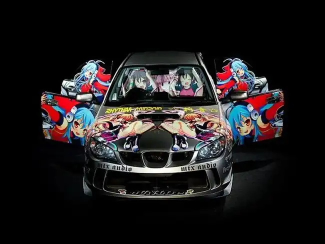 Авто, стилизованные под комиксы и мультфильмы аниме