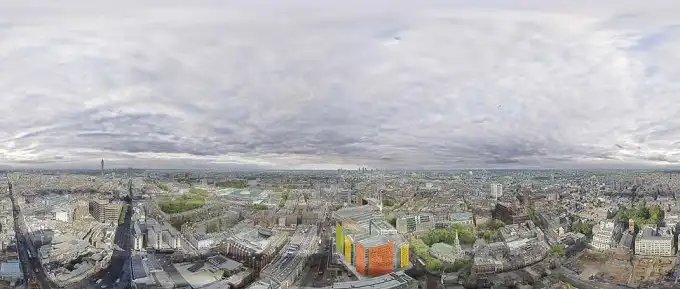 80-гигапиксельная панорама Лондона