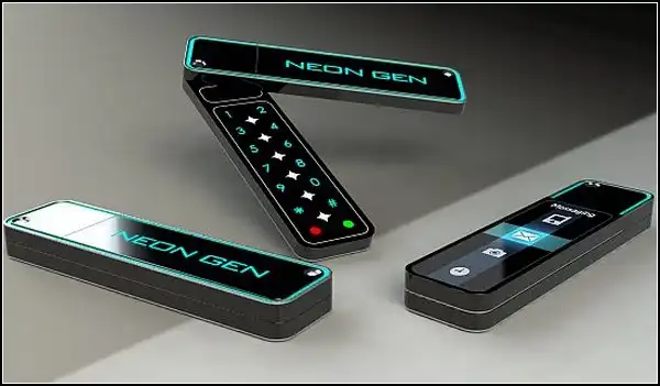 Телефон-ротатор Neongen. Новый-старый концепт от Джерома ле Крезо (Jerome Le Creusot)