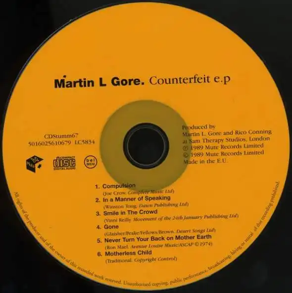 Martin L. Gore- Counterfeit E. P. (1989)