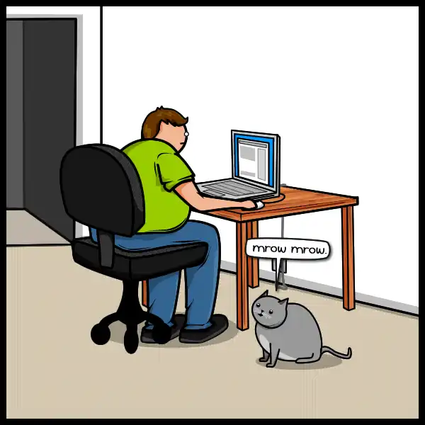 Кот против интернета – комикс