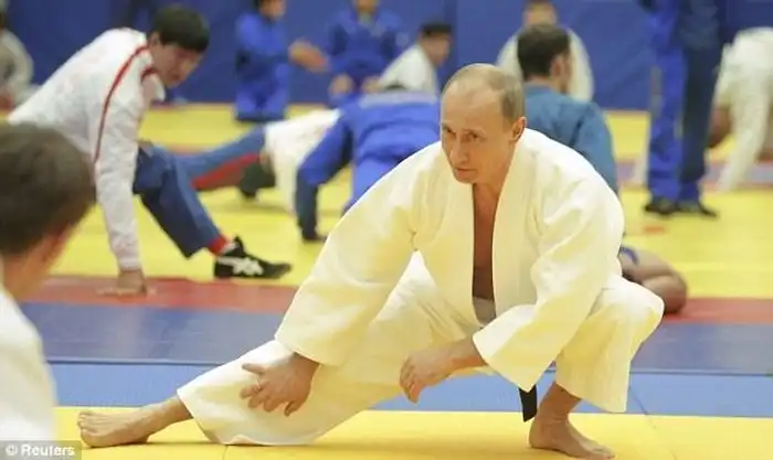 Владимир Путин принял участие в Открытом чемпионате по дзюдо