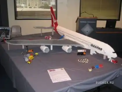 Airbus 380 из кубиков Lego