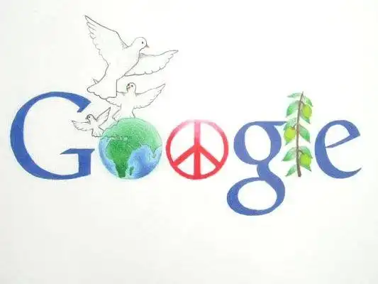 Рисованый логотип Google
