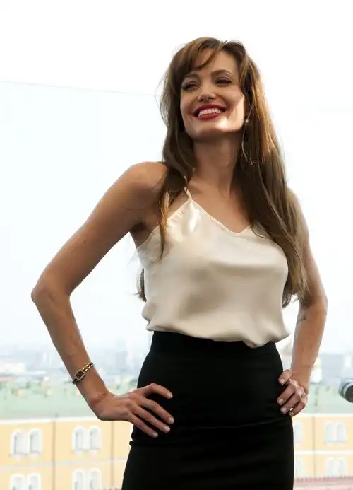 Красотка Анджелина Джоли в Москве