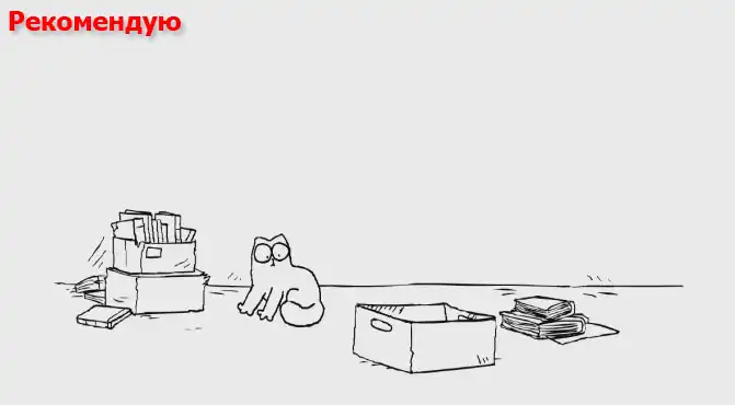 Кот Саймона - кот в коробке:) (HD Video)
