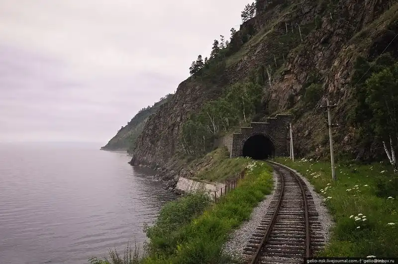 Озеро Байкал: Кругобайкальская железная дорога