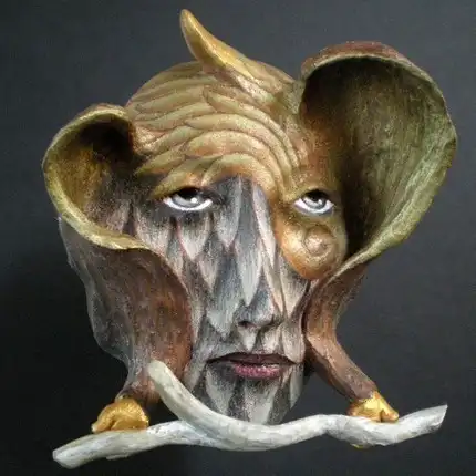 Удивительные маски из керамики от Peggy Bjerkan