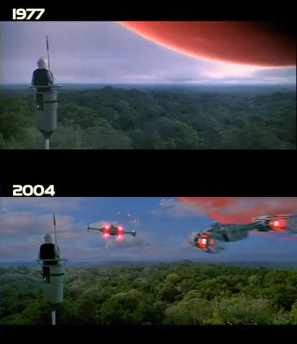 Звездные войны. Новая надежда. 1977 и 2004 гг