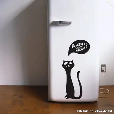 Креативные наклейки кошек