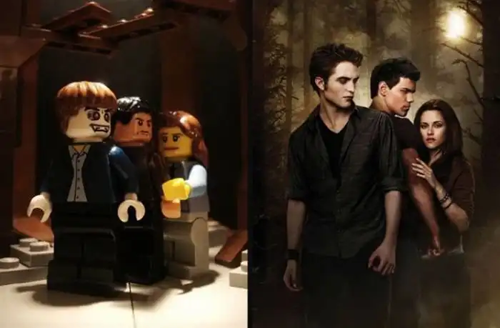 Известные сцены из фильмов в стиле LEGO