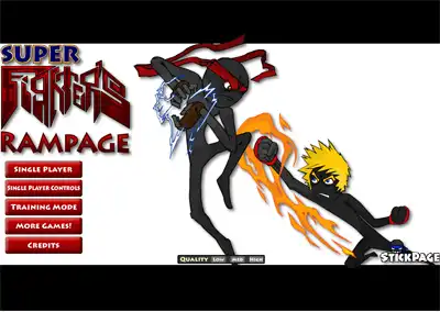 Лучшие флеш игры - Super Fighter's Rampage