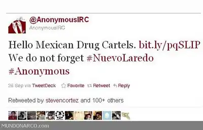 Anonymous угрожает мексиканскому наркокартелю