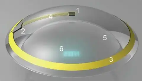 Учёные превратили контактную линзу в светодиодный дисплей