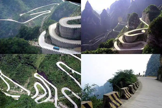 Страшная дорога в Китае